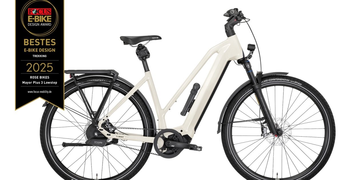 Das schnste E-Trekkingbike 2025: Rose Bikes Mayor Plus 3 Lowstep