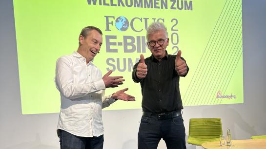 Leitende Redakteure FOCUS Mobility (Gunnar Ebmeyer und Stefan Ruzas)